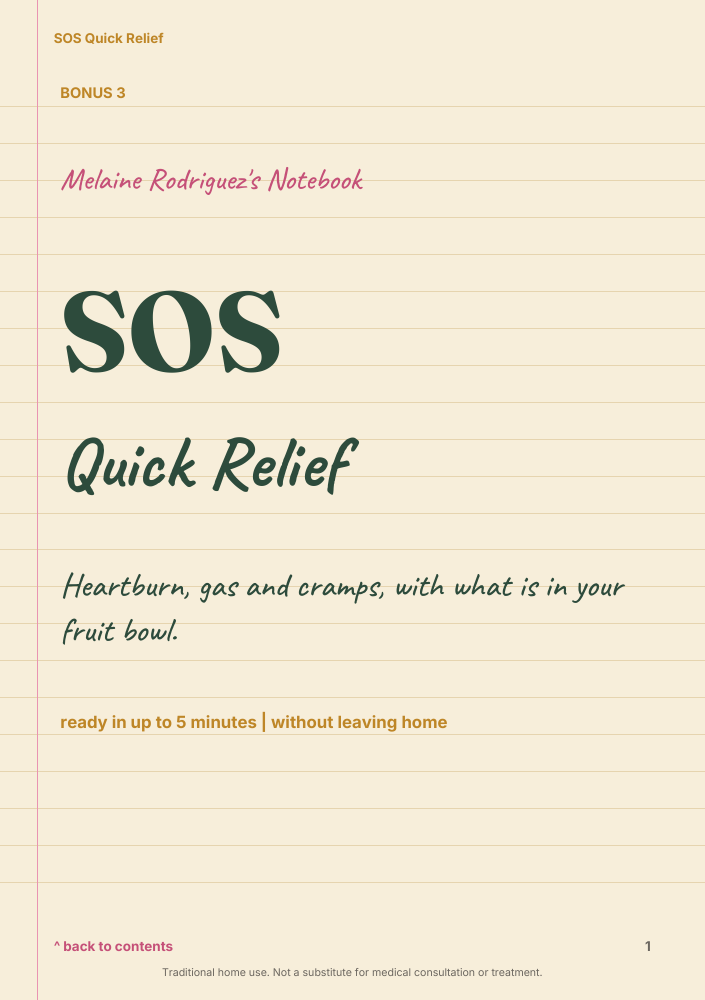 SOS Quick Relief PDF cover